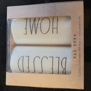 🕯Rae Dunn Flameless Wax Candle Set